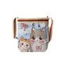 Cosbai - Cute Cartoon Crossbody Bag With Zipper