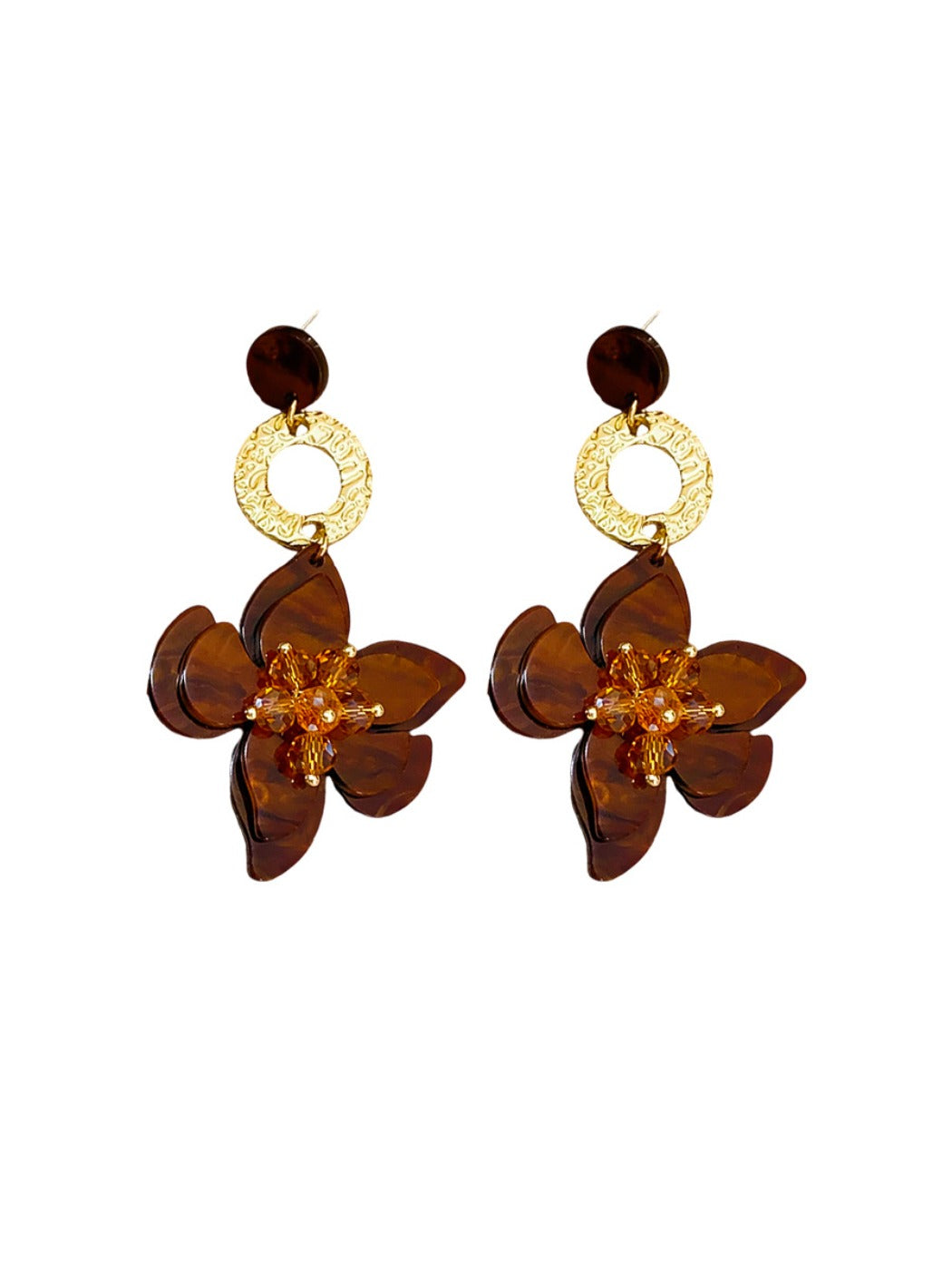 Earwish - Elegant Flower Earrings