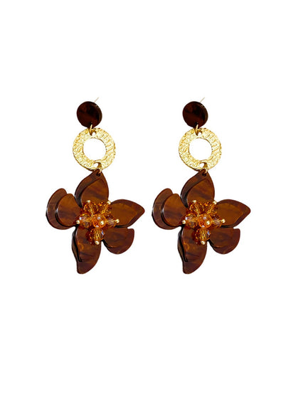 Earwish - Elegant Flower Earrings