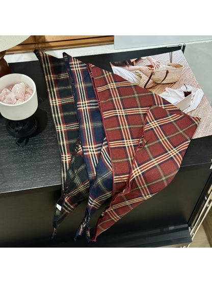 Scarvii - Classic Plaid Everyday Triangle Bandana