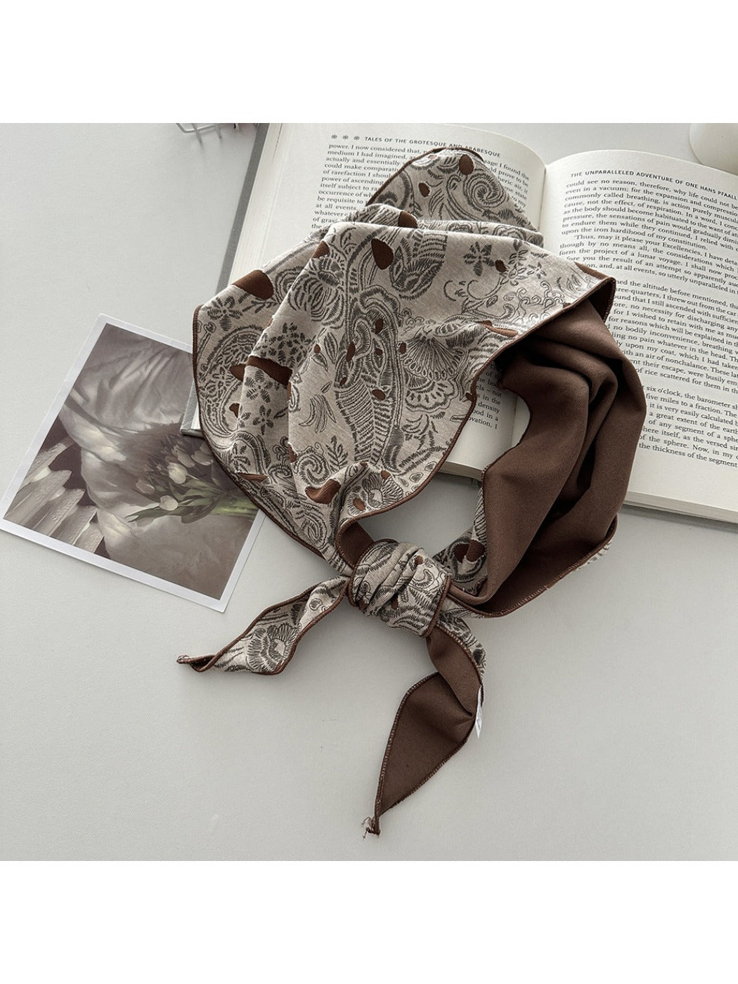 Scarvii - Vintage Patchwork Triangle Scarf