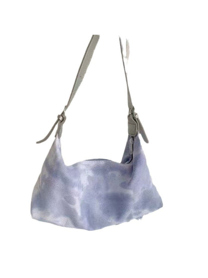 Cosbai - Tie-Dye Foldable Crossbody Canvas Bag