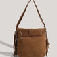Cosbai -  Boho Brown Fringe Saddle Bag
