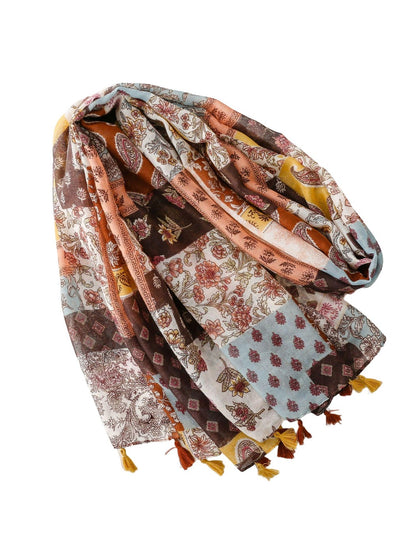 Scarvii - Versatile Bohemian Ethnic Beach Shawl Scarf