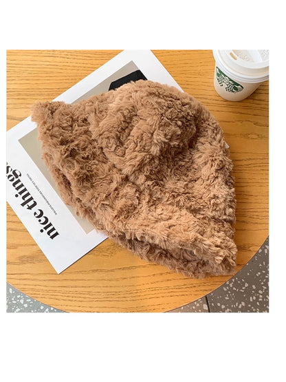 Haila - Soft Fuzzy Winter Bucket Hat