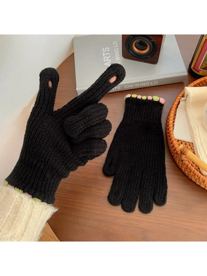 Gloving - Ribbed Knit Touchscreen Gloves