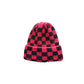 Haila - Winter Checkered Knitted Beanie