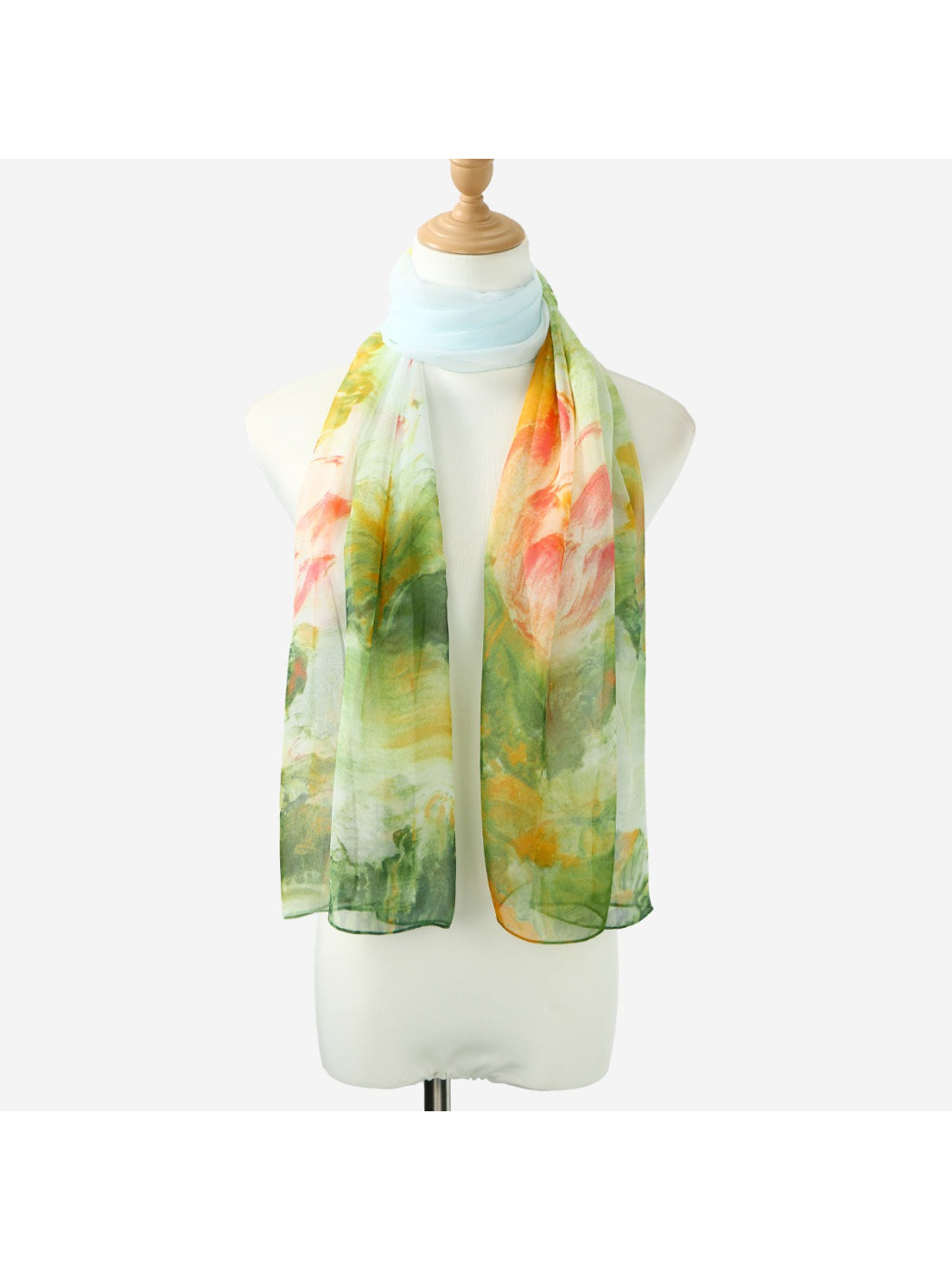 Scarvii - Spring Summer Watercolor Floral Scarf
