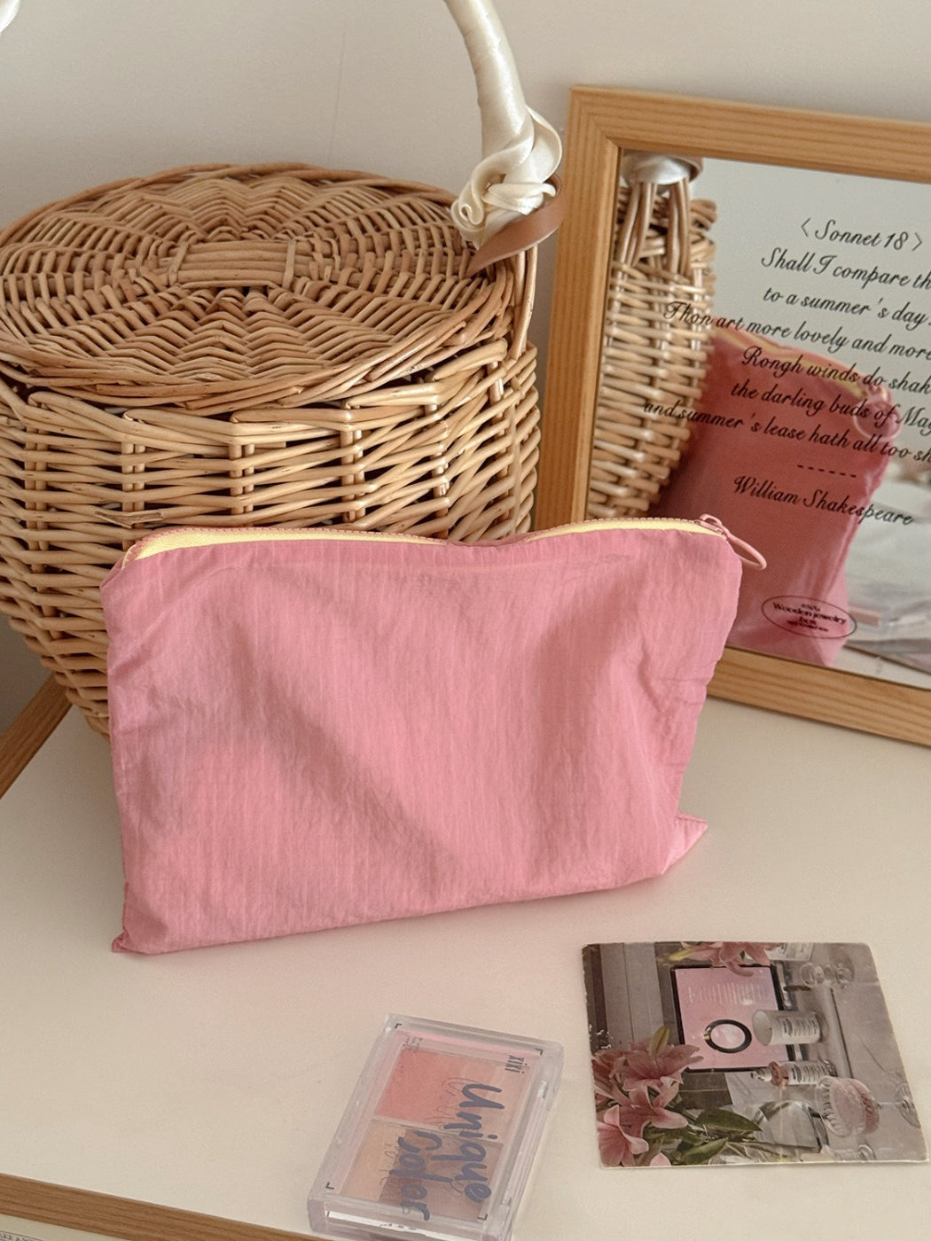 Cosbai Everyday Travel Toiletry Pouch displayed standing upright