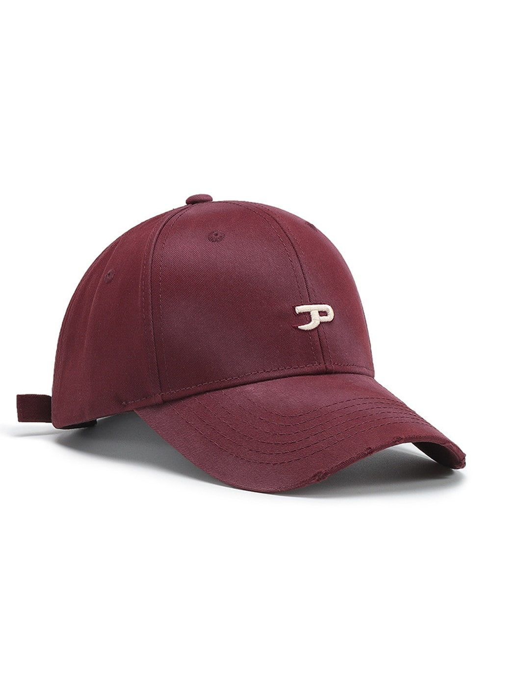 Haila - Round Crown Adjustable Curved Brim Baseball Cap