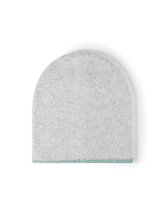 Haila - Reversible Contrast-Edge Knit Beanie