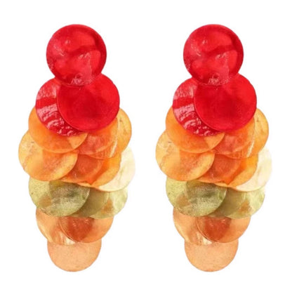 Earwish - Colorful Tassel Earrings - Shine & Beachy