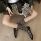 Rufia - Vintage Floral Mid-Calf Socks