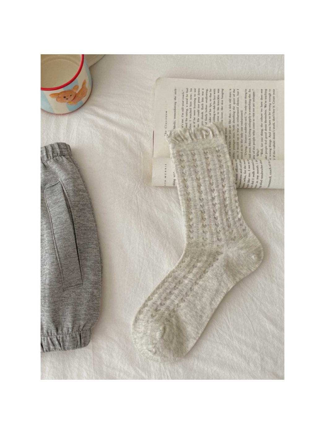 Rufia - Textured Knit Ruffle Crew Socks product image 11
