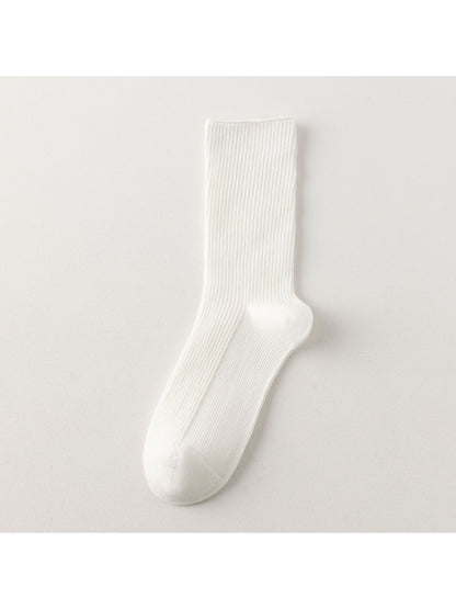 Rufia - Solid Ribbed Crew Socks product image 5