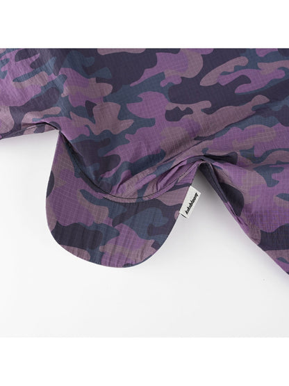 Haila - Camouflage Pattern Curved Brim Headscarf Cap