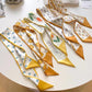 Scarvii - Yellow Floral Neck Scarf - Cheerful & Pretty
