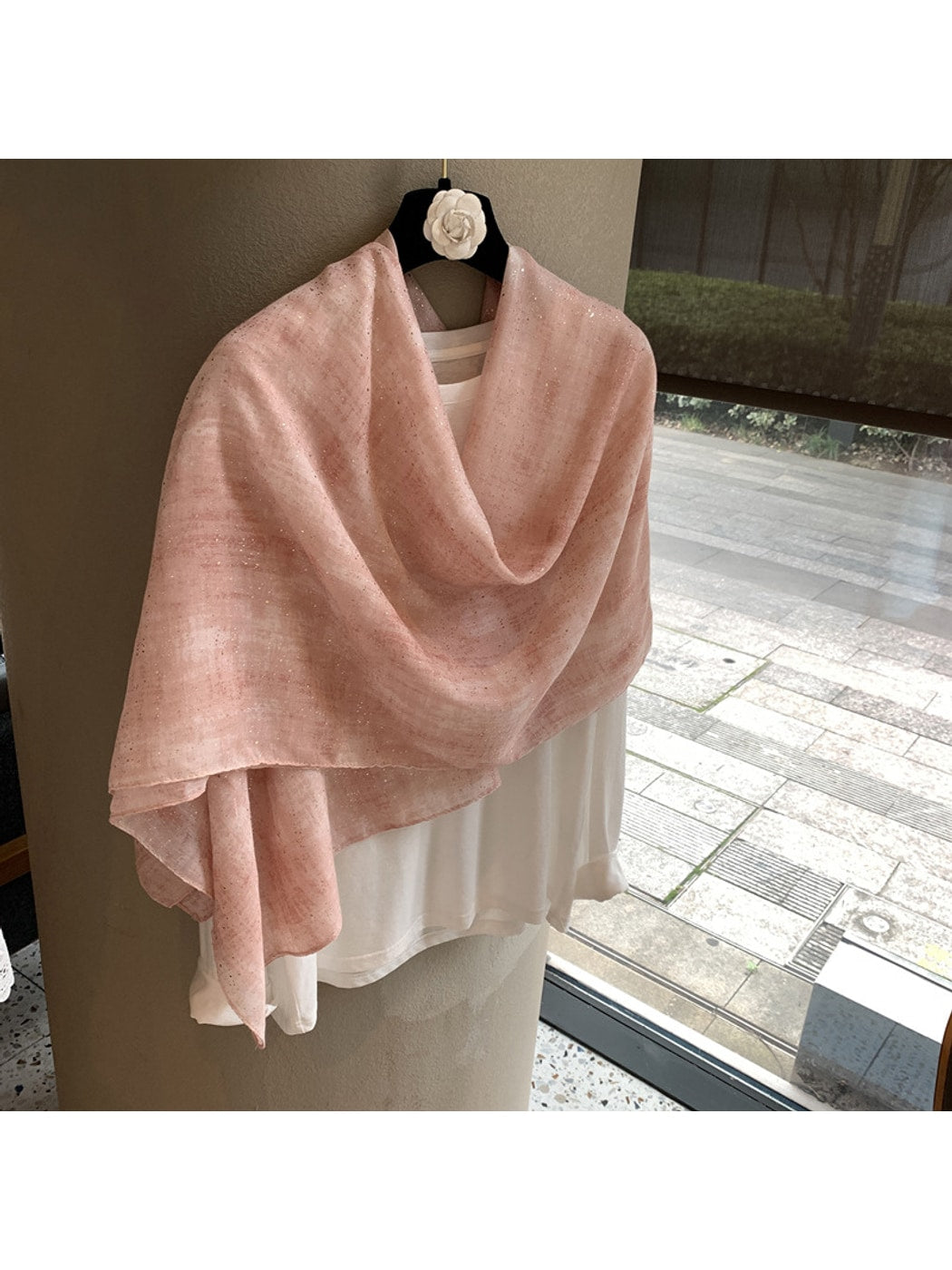 Scarvii - Minimal Gold Detail Everyday Wrap Scarf