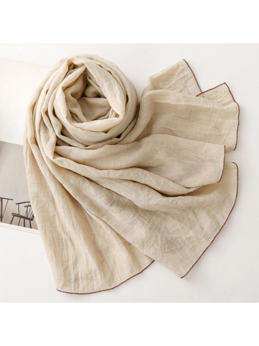 Scarvii - Fluid Draped Texture Everyday Scarf