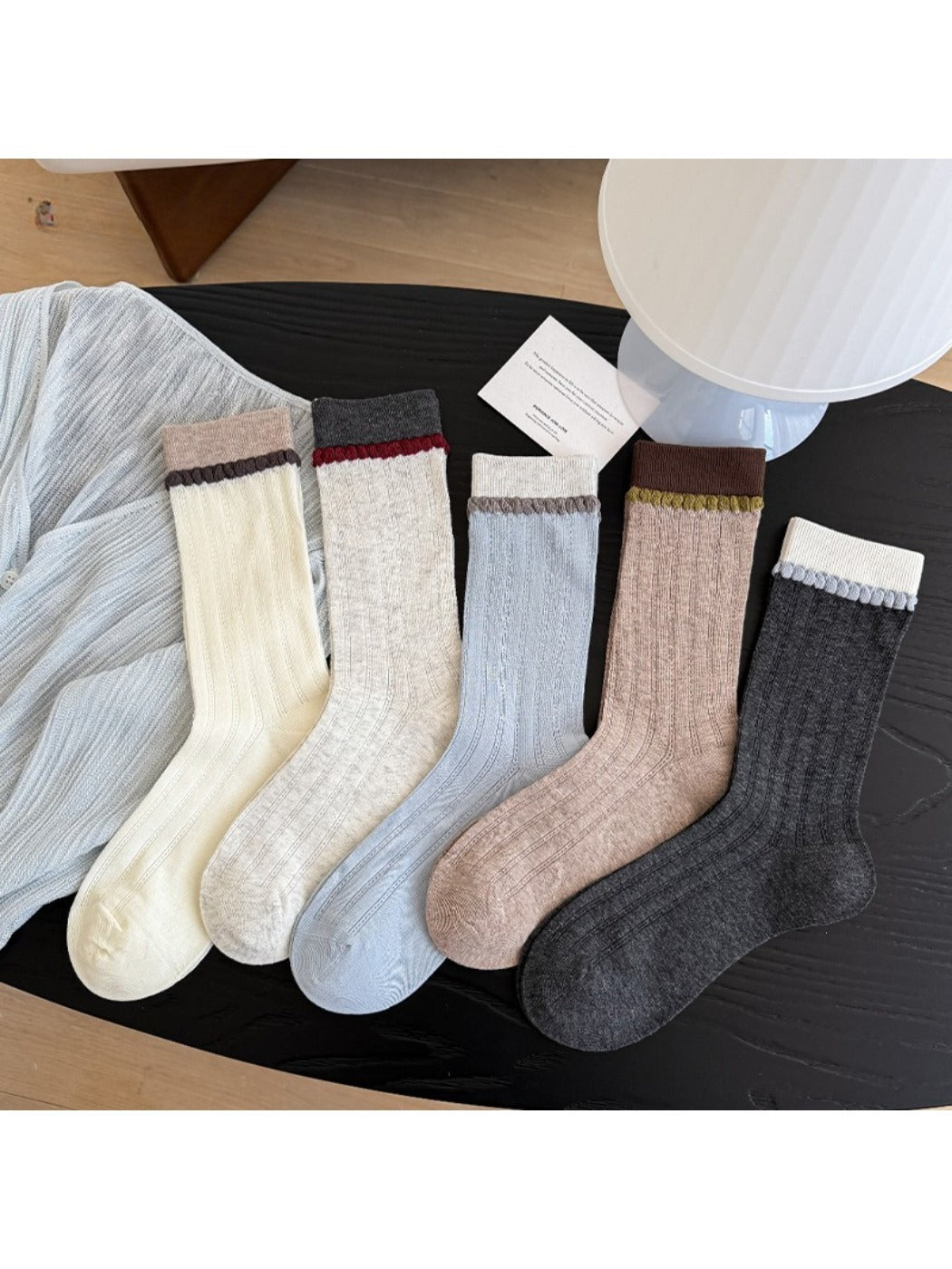 Rufia - Cozy Ribbed Everyday Crew Socks product image 1