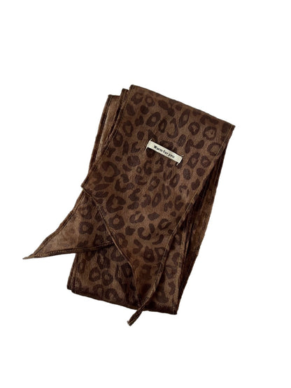 Scarvii - Leopard Print Fashion Neck Scarf