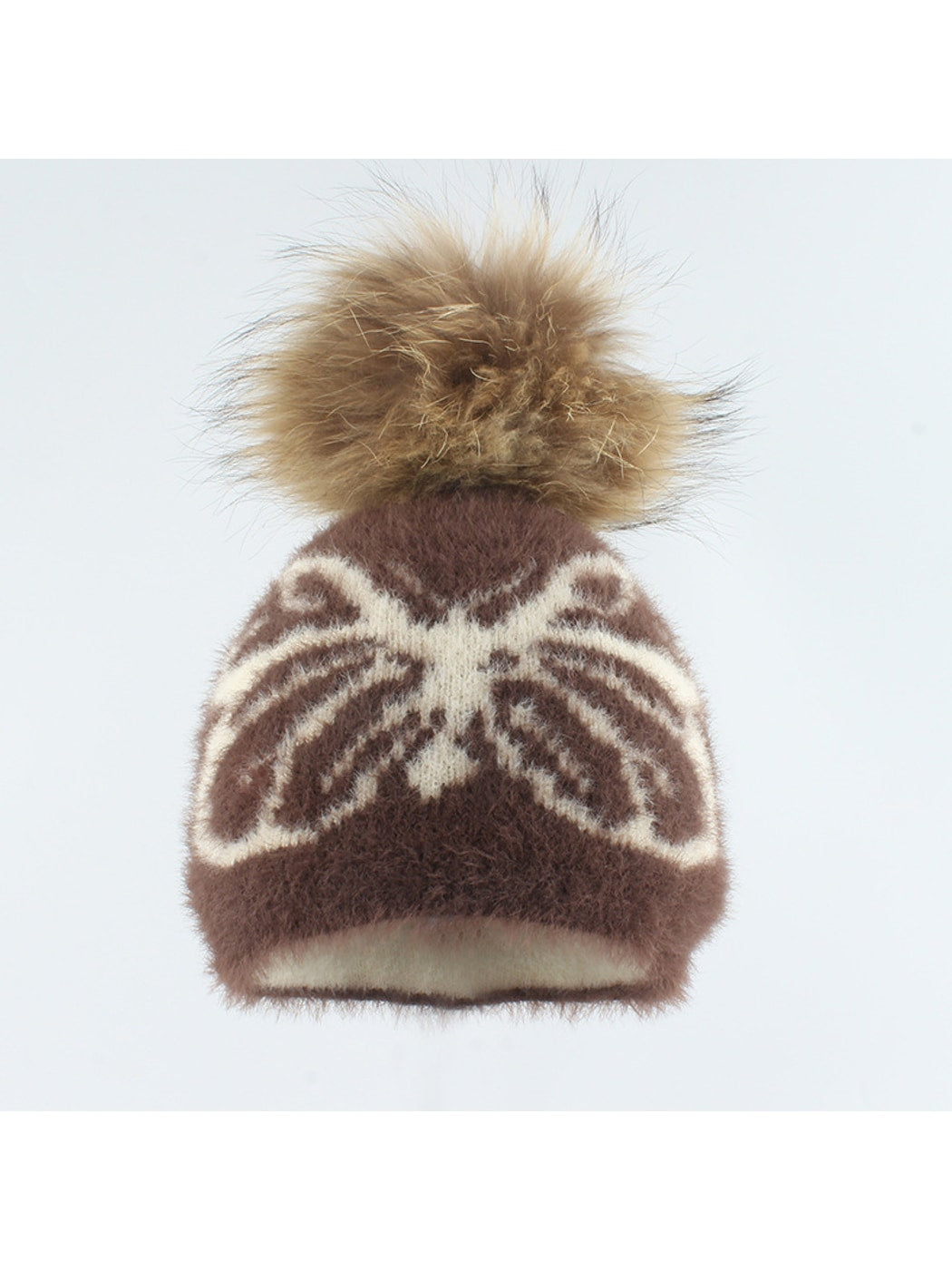 Haila - Winter Butterfly Pattern Beanie