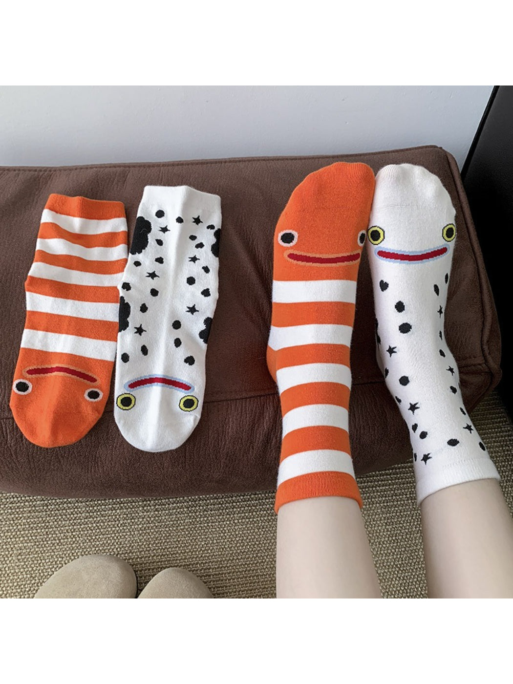 Rufia - Playful Clownfish Pattern Crew Socks product image 1