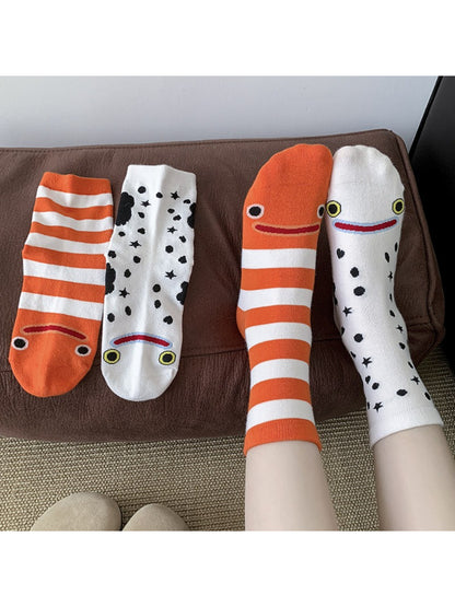 Rufia - Playful Clownfish Pattern Crew Socks product image 1