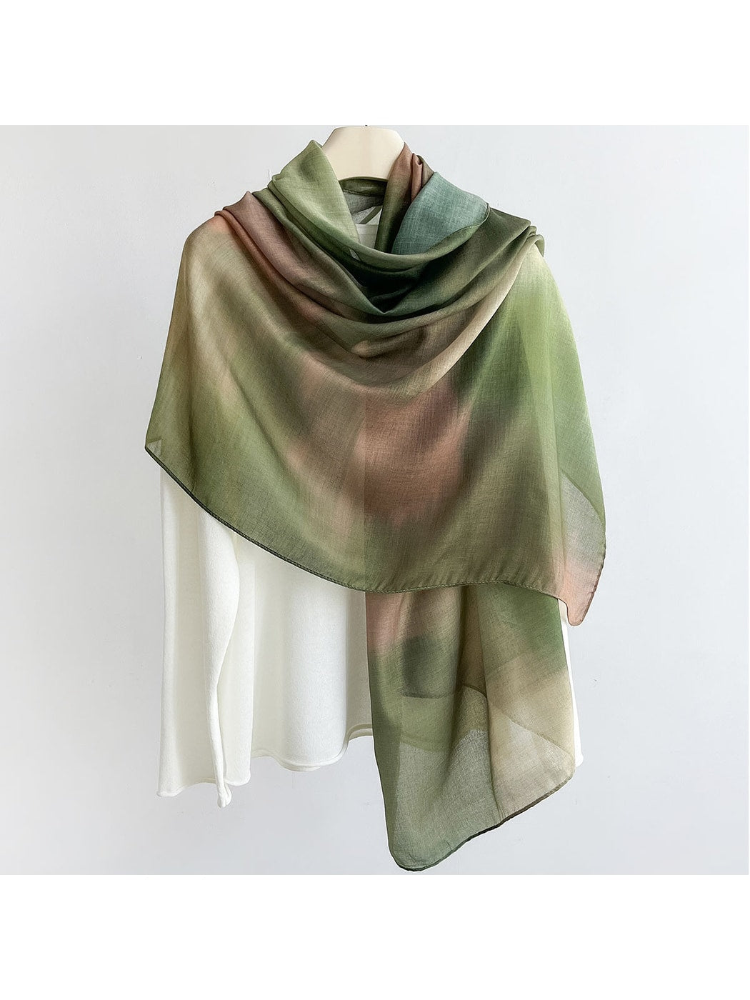 Scarvii - Fashion Ink Print Summer Wrap Scarf