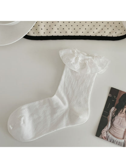 Rufia - Sweet Bow Detail Crew Socks