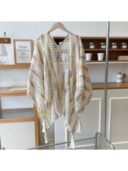 Scarvii - Draped Cape Style Lace Scarf Wraps