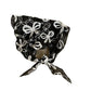 Scarvii - Bow Embroidered Sheer Triangle Scarf - Sweet & Airy