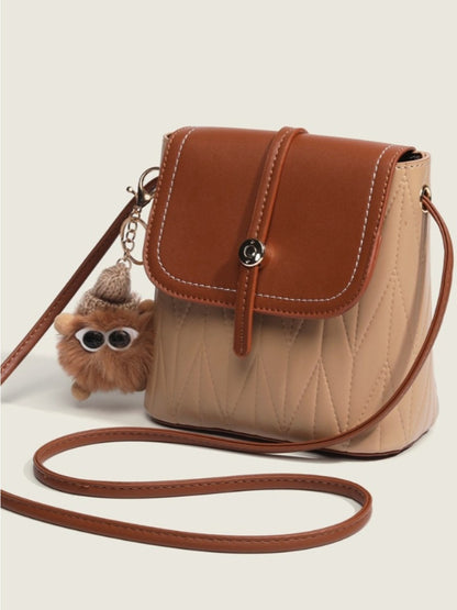 Cosbai - Simple Color-Block Crossbody Bag – Playful & Practical