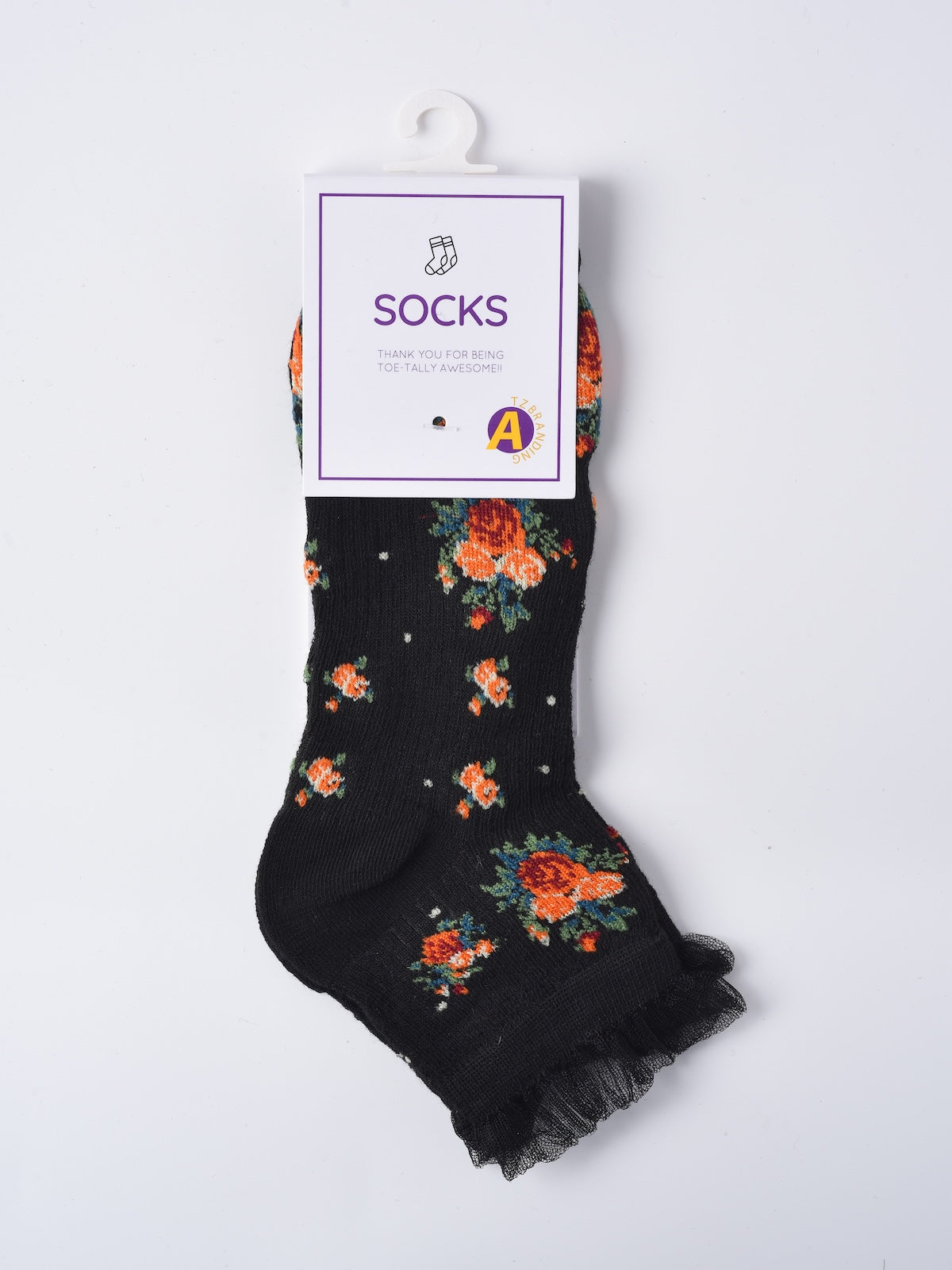 Rufia - Floral Lace Ankle Socks – 5 Colors