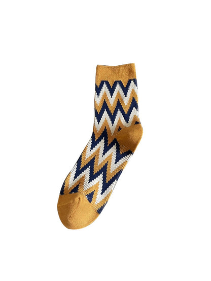 Rufia - Vintage Fashion Thick Mid-Calf Socks