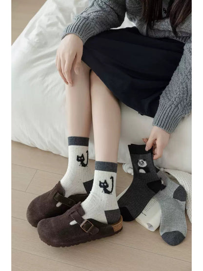 Rufia - Playful Pet Faces Crew Socks