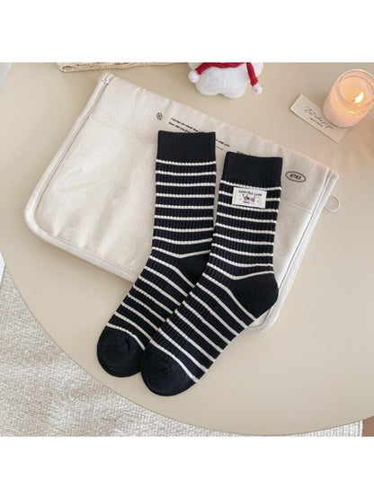 Rufia - Everyday Ribbed Stripe Crew Socks product image 9