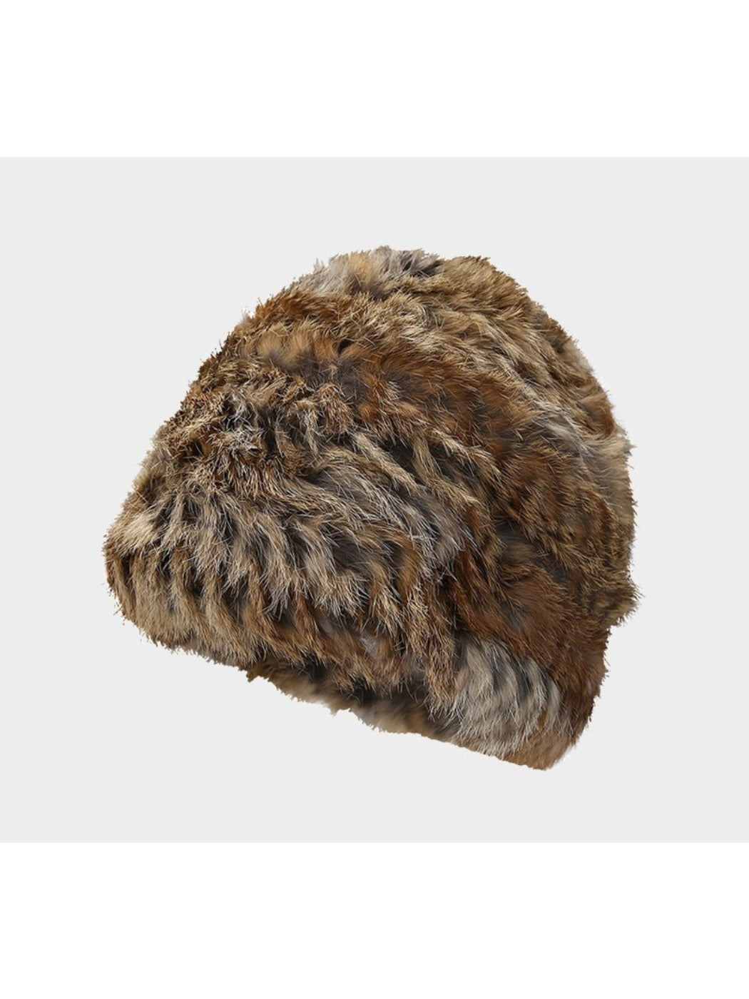 Haila - Soft Plush Full Head Coverage Knitted Bucket Hat