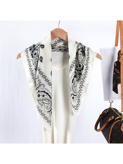 Scarvii - Classic Paisley Bandana Square Scarf