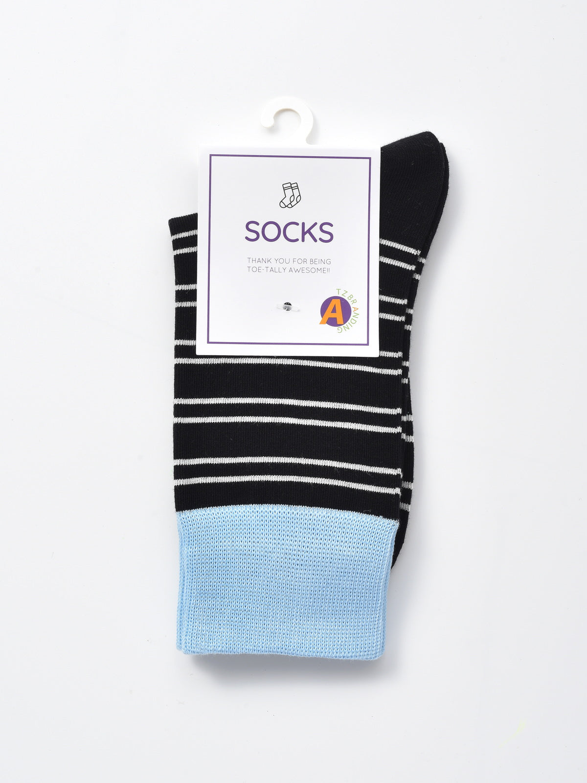 Rufia - Contrast Stripe Mid-Calf Socks