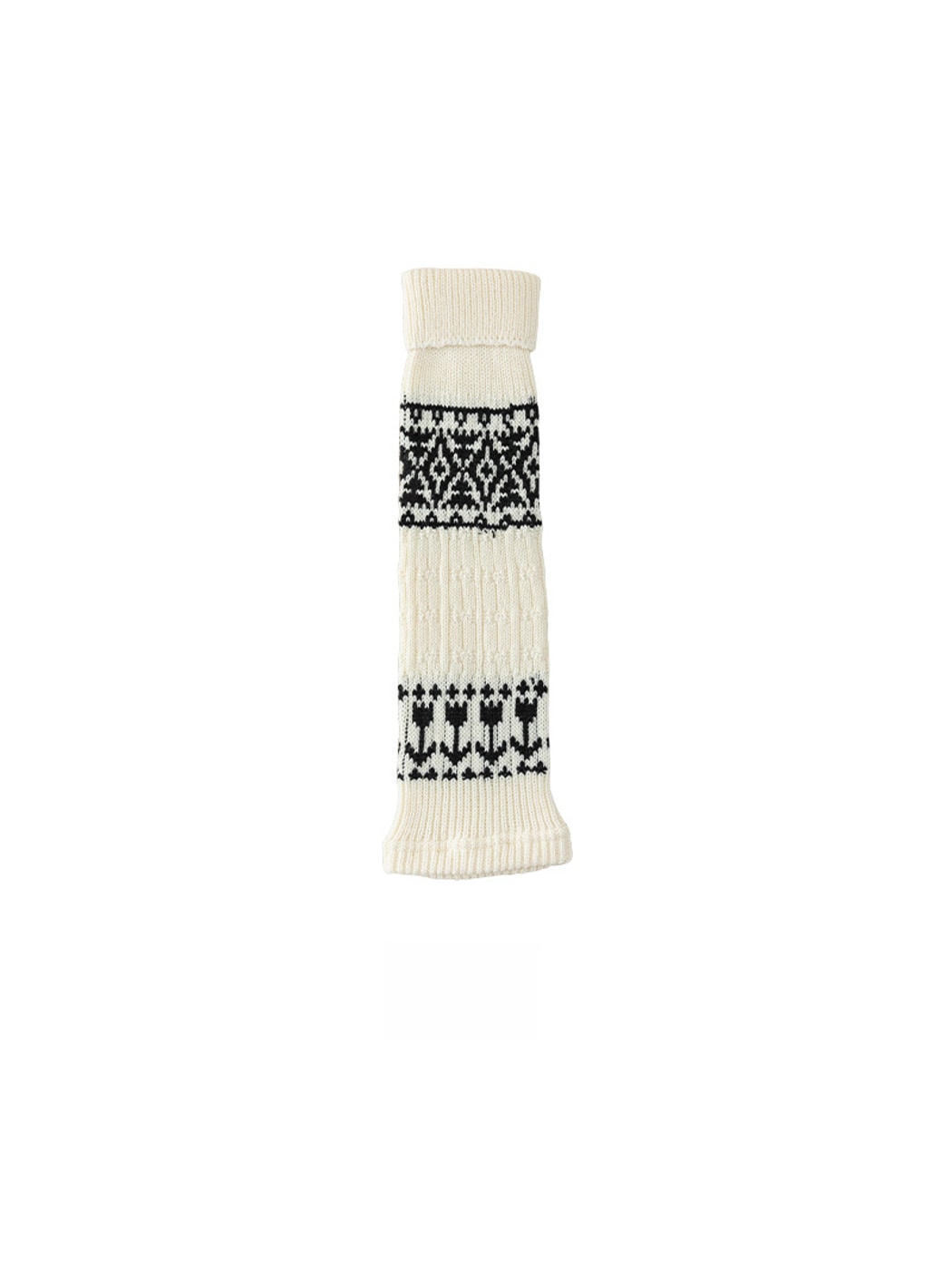 Cozyra - Vintage Geometric Knit Leg Warmers