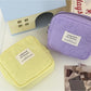 Cosbai - Quilted Floral Candy Color Coin Pouch