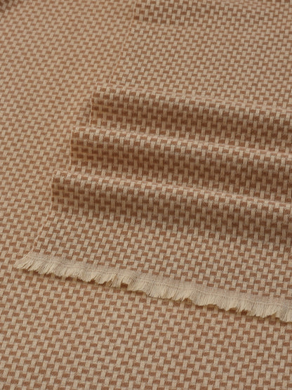 Scarvii – Woven Check Texture Scarf