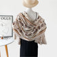 Scarvii - Geometric Print Long Scarf - Timeless & Chic
