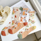 Rufia - Floral & Animal Patterned Mid-Calf Socks
