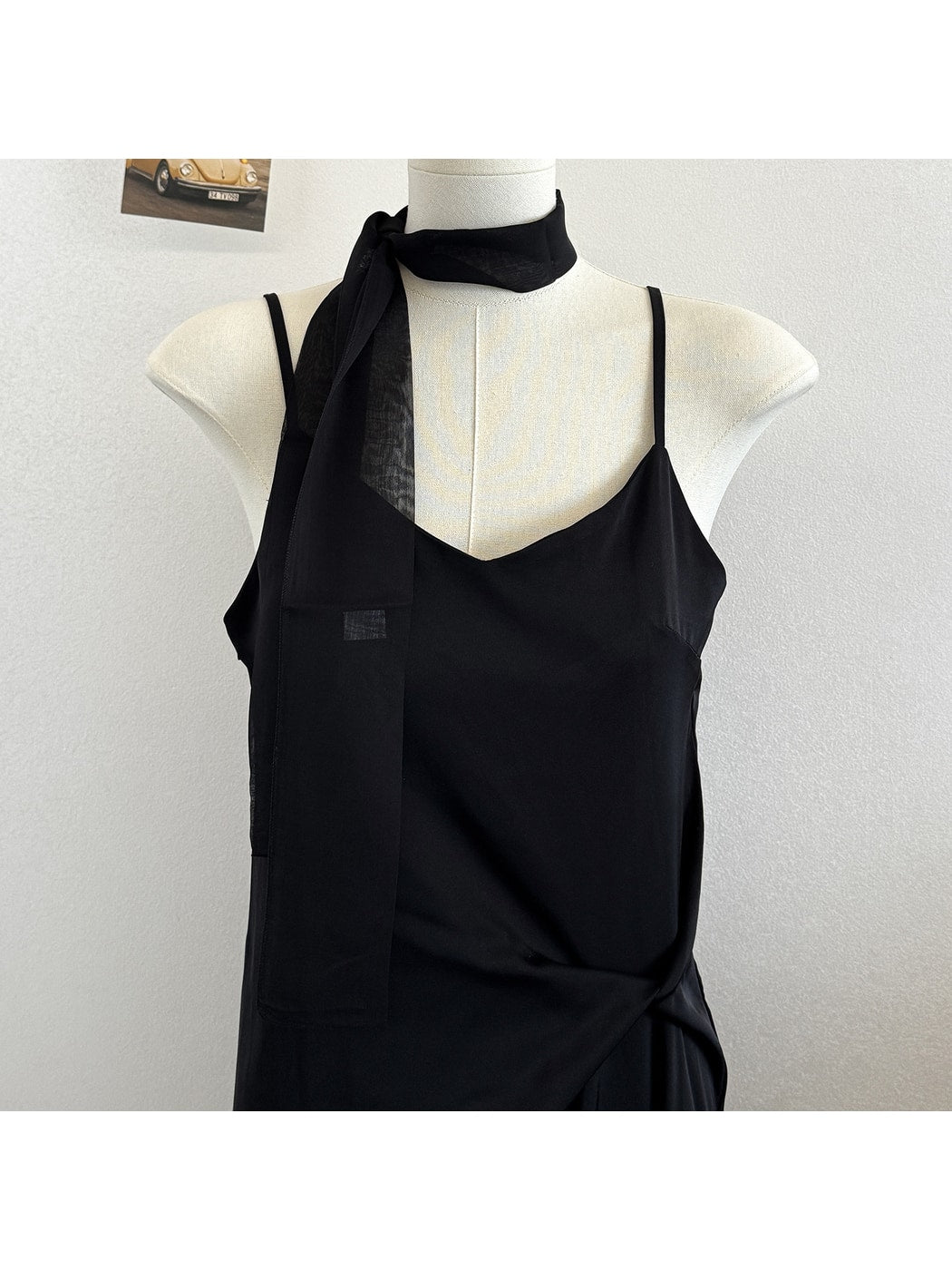 Scarvii - Retro Style Solid Narrow Scarf