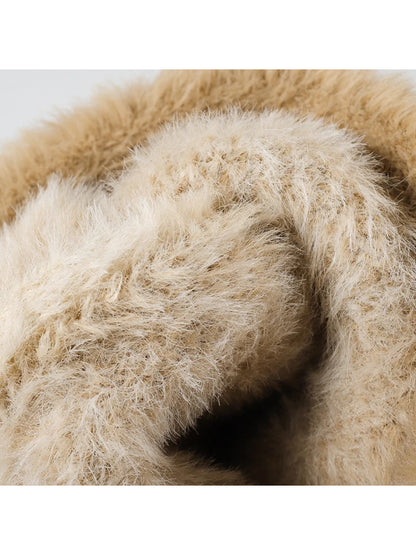 Haila - Fuzzy Gradient Knit Beanie