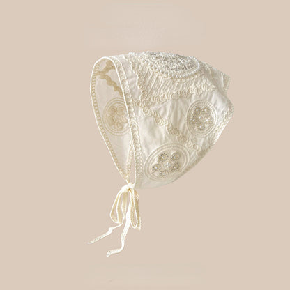 Vintage Flower Crochet Headband
