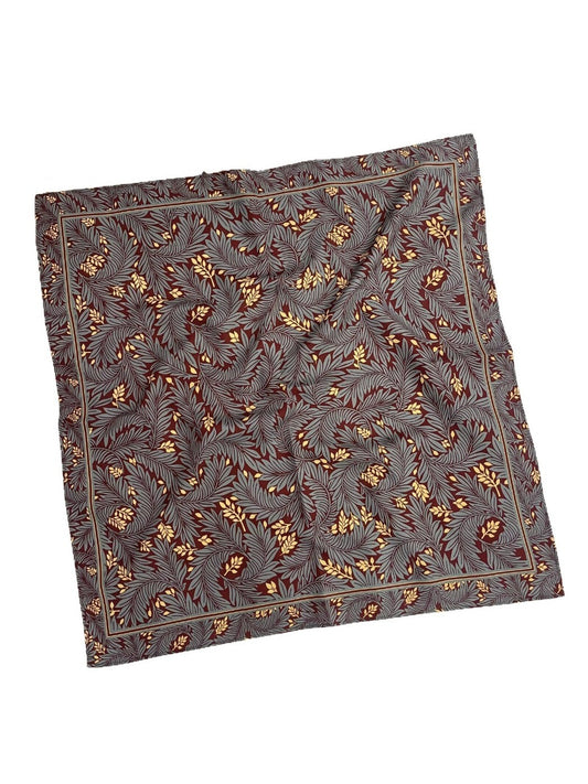 Scarvii - Stripe Floral Print Scarf - Elegant & Versatile
