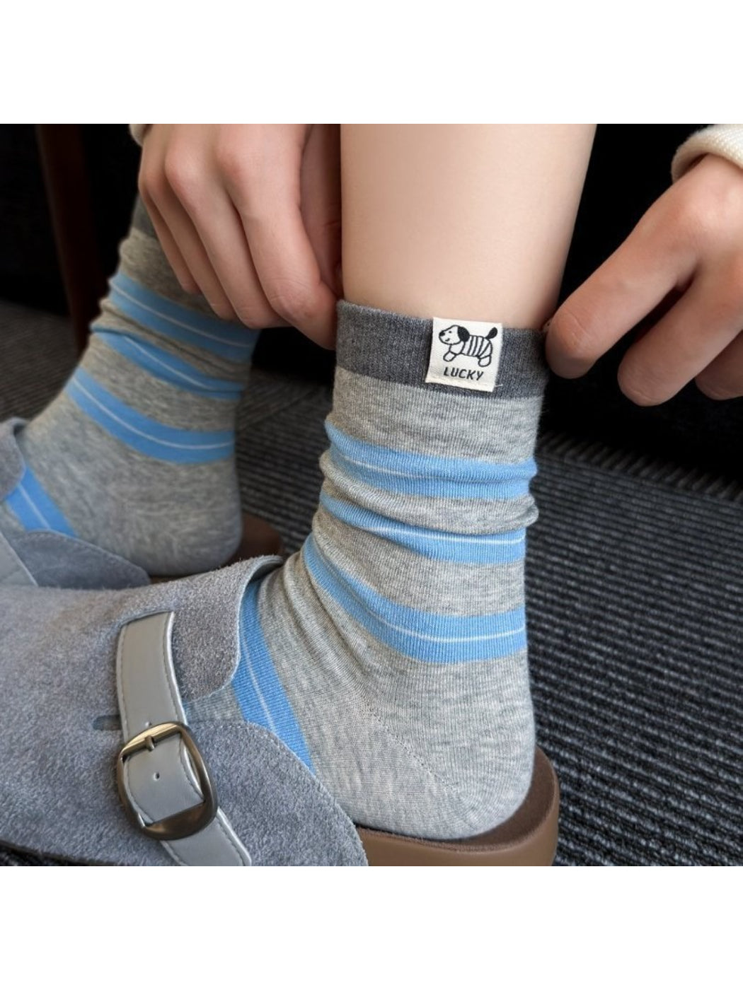Rufia - Playful Stripe Crew Socks product image 1